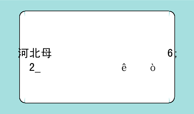 河北每年考清华北大几人？